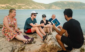 Listening to the guide. CC:Kleomenis Koufaliotis