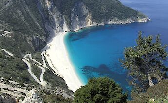 Myrtos Beach, Cephalonia, Greece. CC:Island Hopping
