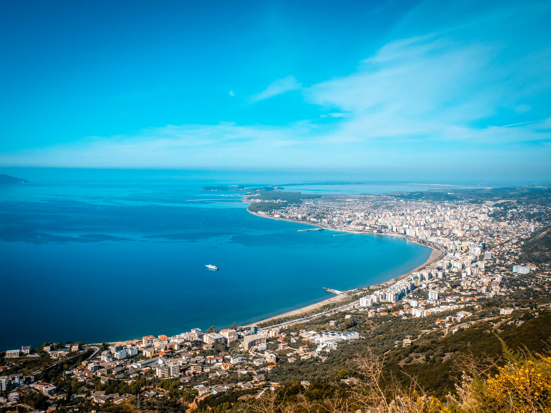 Views over Vlore, Albania. Adventure Albania@unsplash