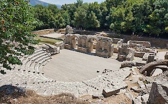 Ancient Amphitheater in Butrint in Albania. Marie Volkert@unsplash