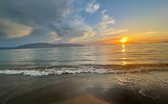 Sunset in Vlore, Albania. Albina Shehetila@unsplash