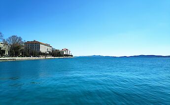 Blue ocean at Zadar, Croatia. Unsplash:Kristina Kutlesa