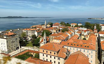 Orange rooftops of Zadar, Croatia. Unsplash:Linda Gerbec