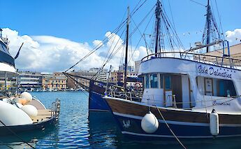 Ships in the harbor in Zadar, Croatia. Unsplash:Kristina Kutlesa