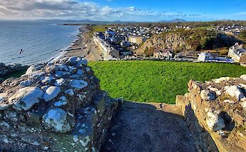 A view from Criccieth Castle, Wales. HefinOwen@flickr