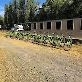 Bikes ready for the day's tour
