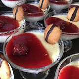 Delicious desserts on board