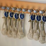 Themed cabin keys