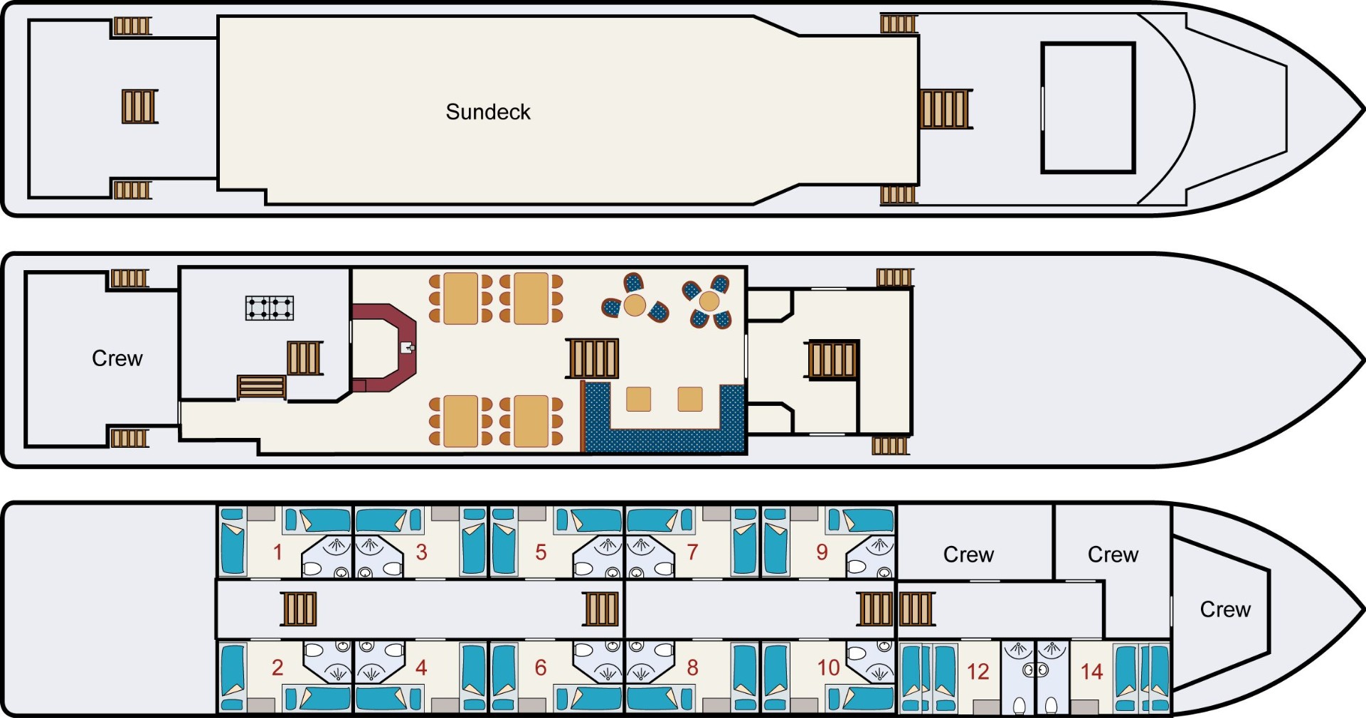 Clair d'Etoile deck plan