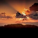 Sunset on Lipani, Italy. Unsplash:Mark Lewis