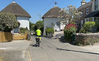 Cycling through quaint Cornish villages. to-Cco