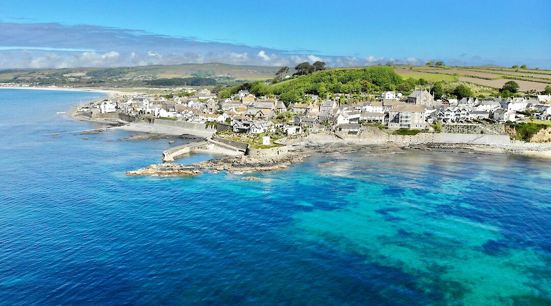 Aerial views from St Michael's Mount. Benjamin Elliott@unsplash