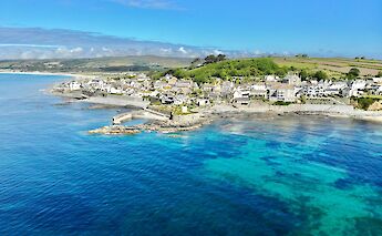 Aerial views from St Michael's Mount. Benjamin Elliott@unsplash