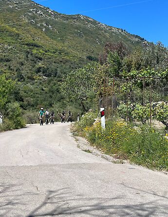 Cycling through the countryside, Lefkada, Greece. Dream Tours Lefkada