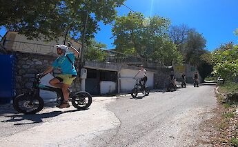 E-biking in the sunshine, Lefkada, Greece. CC:TO
