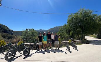 Pausing for a photo, Lefkada, Greece. Dream Tours Lefkada