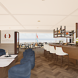 Lounge & bar, Magnifique X, Boat & Bike Tour