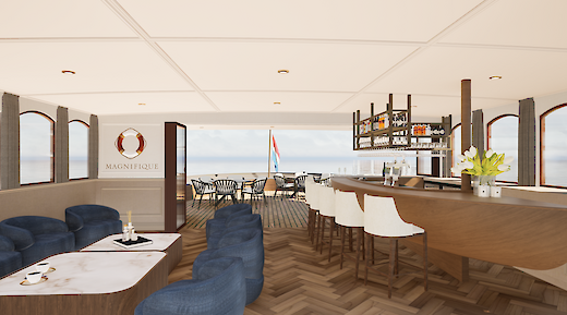 Lounge & bar, Magnifique X, Boat & Bike Tour