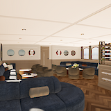 Lounge & bar, Magnifique X, Boat & Bike Tour