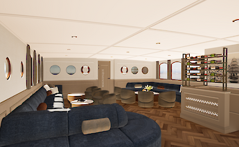 Lounge & bar, Magnifique X, Boat & Bike Tour