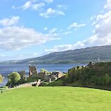 Castle ruins overlooking Loch Ness. Sergey Konstantinov@unsplash