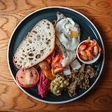 Full Scottish breakfast. Clement Proust@pexels