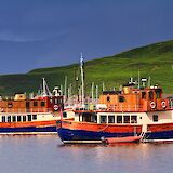 Traditional fishing boats in Oban. RayinManilla@flickr