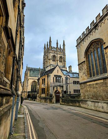 Merton Street and Magdalen Tower, Oxford. Quintin Sanders@pexels