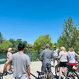 Bike tour at the Boise River Greenbelt, Boise, Idaho, USA. CC:Boise Bicycle Tours