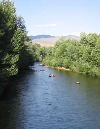 Kayakers on the Boise River, Idaho, USA. Kenneth Freeman@Flickr