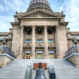 Bell outside the Idaho Capitol Building, Boise, Idaho, USA. David Lee@Flickr
