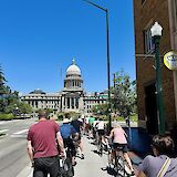 Cycling through Boise, Idaho, USA. CC:Boise Bicycle Tours