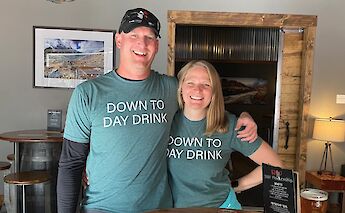 Participants on the Boise Craft Beer Bike Tour, Boise, Idaho, USA. CC:Boise Bicycle Tours