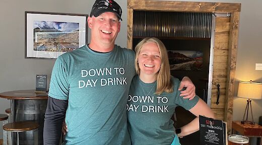 Participants on the Boise Craft Beer Bike Tour, Boise, Idaho, USA. CC:Boise Bicycle Tours