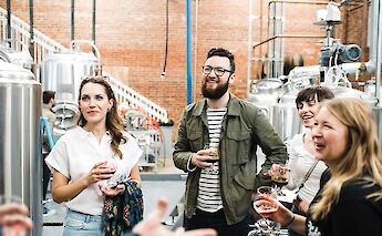 Behind the scenes brewery tour, Oklahoma City, Oklahoma, USA. CC:Ride OKC