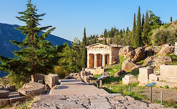 Ancient ruins in Delphi. toABB