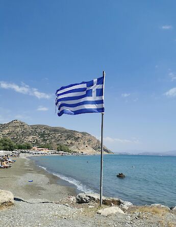 Relax next to the Aegean after cycling through the mountains. Pexels@LivK