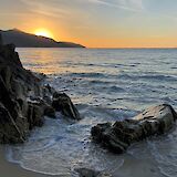Sunset over the Tyrrhenian Sea. c-toIH
