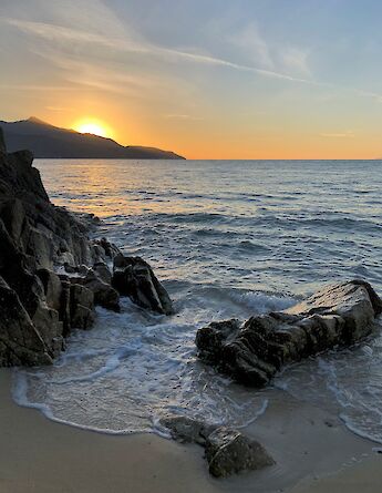 Sunset over the Tyrrhenian Sea. c-toIH