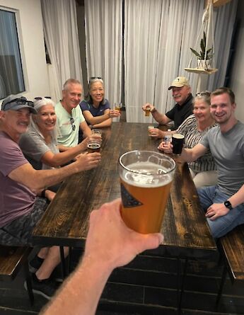 Drinking local craft beers, Wilmington, North Carolina, USA. CC:TO