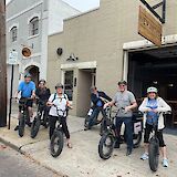 Group photo outside New Anthem, Wilmington, North Carolina, USA. CC:TO