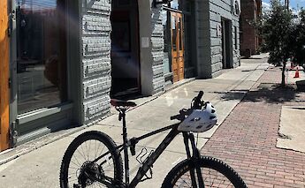 Bike parked in Wilmington, North Carolina, USA. CC:TO