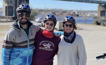 Photo opportunity at the Cape Fear Memorial Bridge, Wilmington, North Carolina, USA. CC:TO