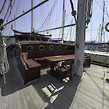 Sun deck on the Tersane IV