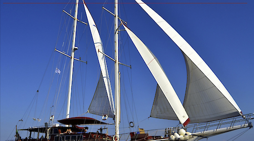 The Tersane IV, a modern Turkish gulet