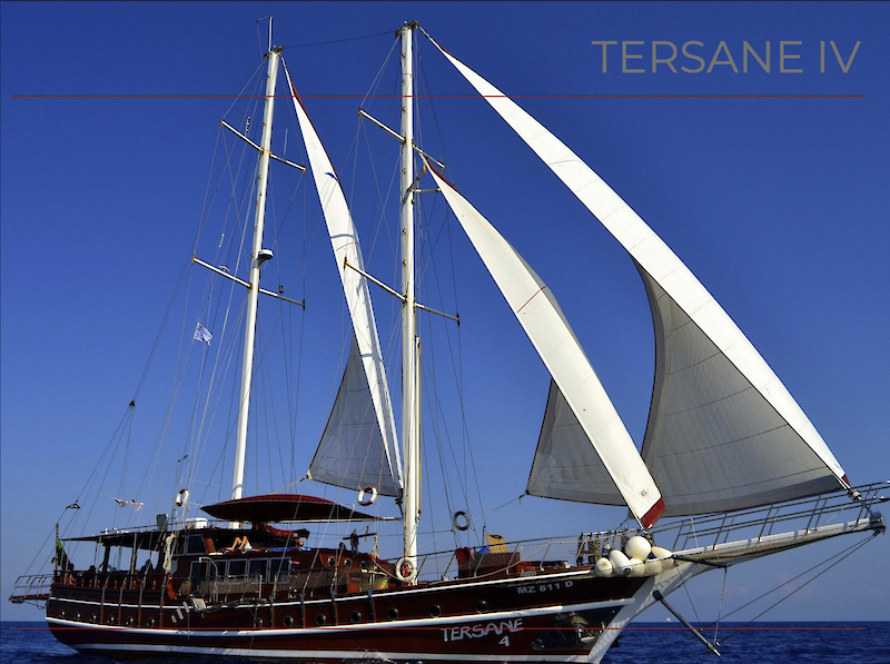 The Tersane IV, a modern Turkish gulet