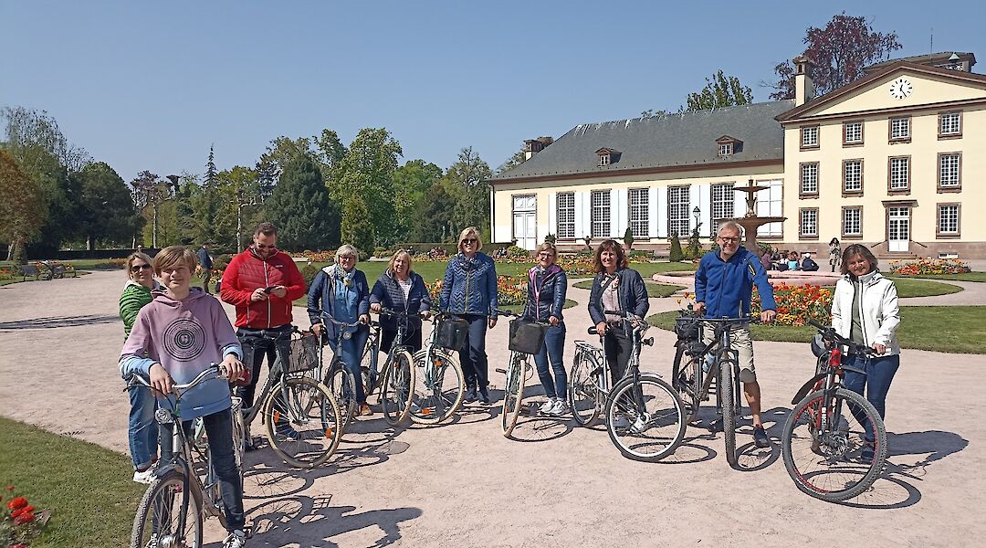 Bike tour of the Orangerie, Strasbourg bike tour, France. CC:TO
