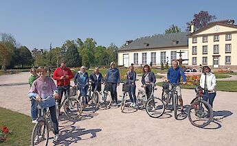 Bike tour of the Orangerie, Strasbourg bike tour, France. CC:TO