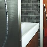 Each cabin features a private bathroom with shower, offering comfort and convenience on board.