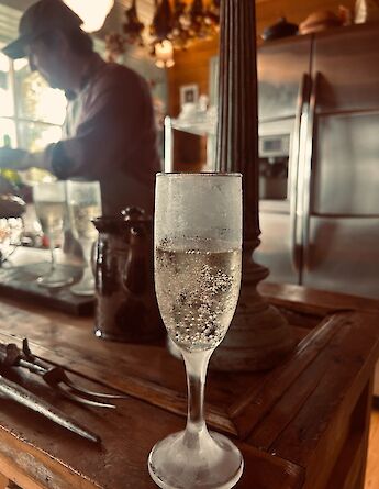 Chilean sparkling wine, part of the region’s food and wine experience.